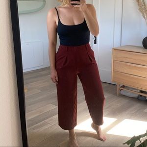 UNIQLO Wide Leg Cropped Trouser Culottes